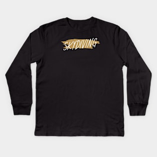 Skydiving Kids Long Sleeve T-Shirt